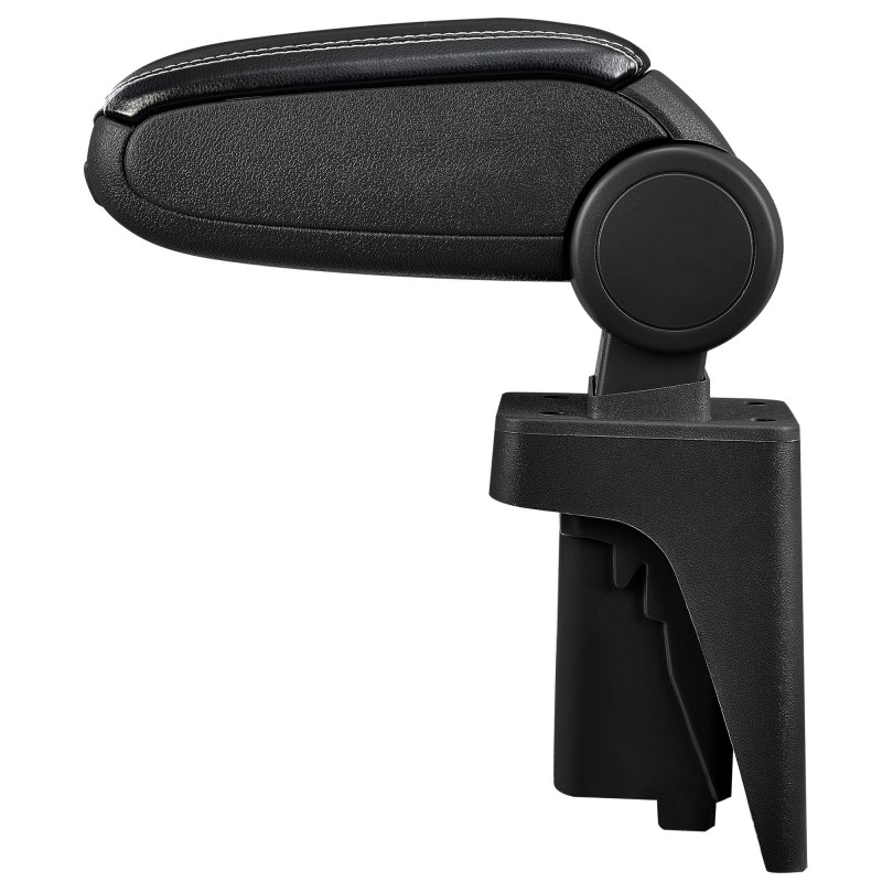 HTD002 + LC503 Accoudoir central Audi A3 8P avec compartiment de rangement imitation Leather Black avec couture blanche