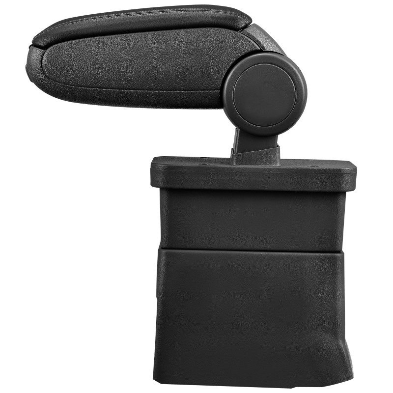 HTD018 + LC501 Accoudoir central Ford Ka avec compartiment de rangement, Couvercle en Simili cuir noir