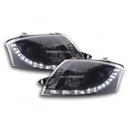 Phare Daylight LED DRL look Audi TT type 8N 99-06 noir