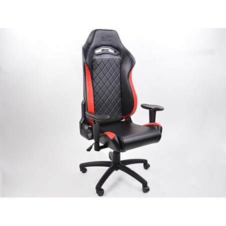 Chaise de jeu FK eGame Seats Siège de jeu eSports London noir / rouge