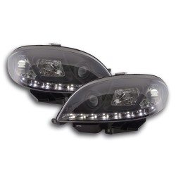 Phare Daylight LED DRL look Citroen Saxo 00-02 noir