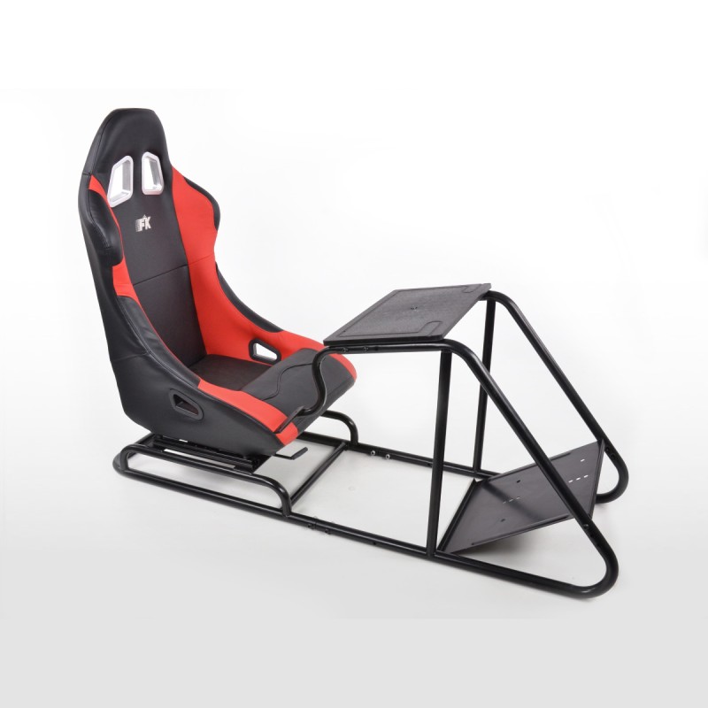 Siège de jeu FK Simulateur de course de siège de jeu eGaming Seats Estoril noir / rouge