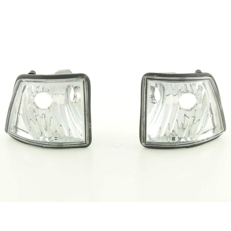 Jeu de clignotants avant BMW Série 7 type E32 88-92 chromé