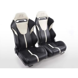 Sièges sport FK Sièges demi-coque Auto Set Atlanta dans un look de sport automobile