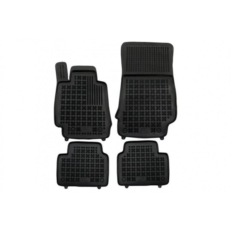 Rubber Floor Mats Black suitable for ALFA ROMEO GIULIA (952) 4x2 (2016-Up)