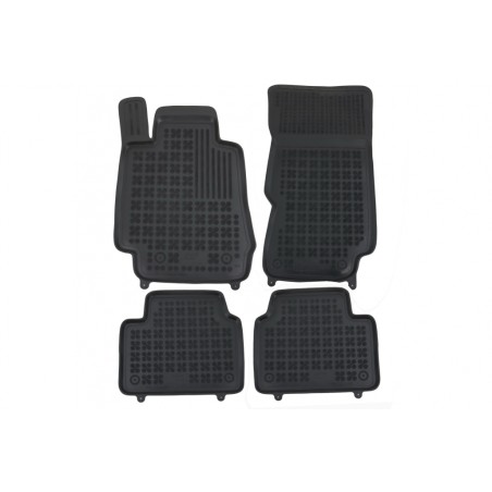 Rubber Floor Mats Black suitable for ALFA ROMEO GIULIA (952) 4x4 Q4 (2016-Up)