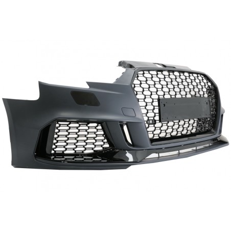 Front Bumper suitable for Audi A3 8V Facelift (2016-2018) Hatchback Sportback RS3 Brilliant Black Design