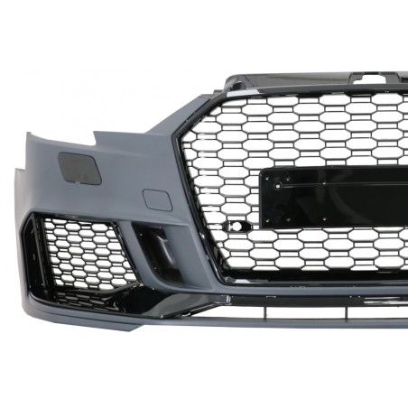 Front Bumper suitable for Audi A3 8V Facelift (2016-2018) Hatchback Sportback RS3 Brilliant Black Design