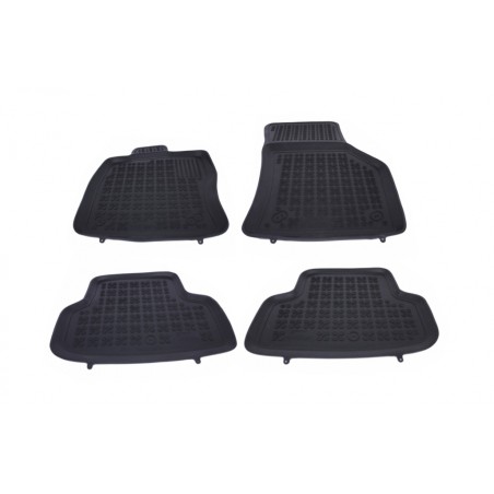 Floor Mat Rubber Black suitable for AUDI A3 8V Sportback Sedan (2013-) S3 8V (2013-) VW Golf VII (2012-)