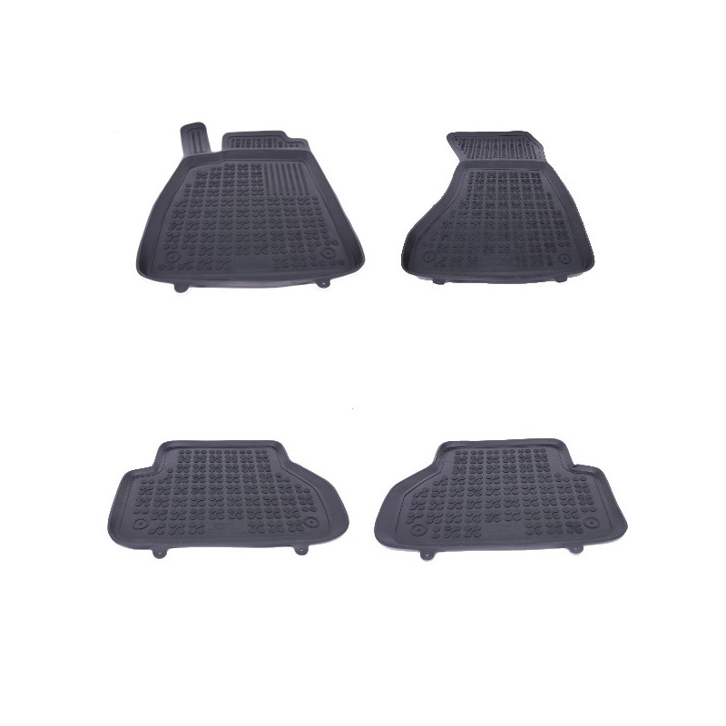 Floor Mat Rubber Black suitable for AUDI A4 B9 (2015-) A5 F5 Sportback (2016-)