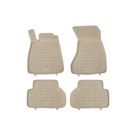 Floor Mat Rubber Beige suitable for AUDI A4 B9 (2015-) A5 F5 Sportback (2016-)