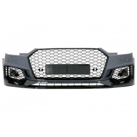 Front Bumper suitable for Audi A4 B9 8W Limousine Avant (2016-2018) Quattro RS4 Design