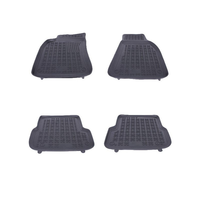 Floor mat Rubber Black suitable for AUDI A6 4F C6 (2008-2011)