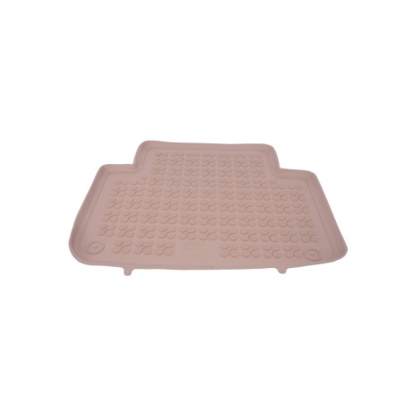 Rubber Floor Mat Beige suitable for Audi Q7 I 4L (2005-2015)