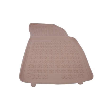 Floor Mat Rubber Beige suitable for AUDI Q7 4M (2015-) Q8 (2018-)