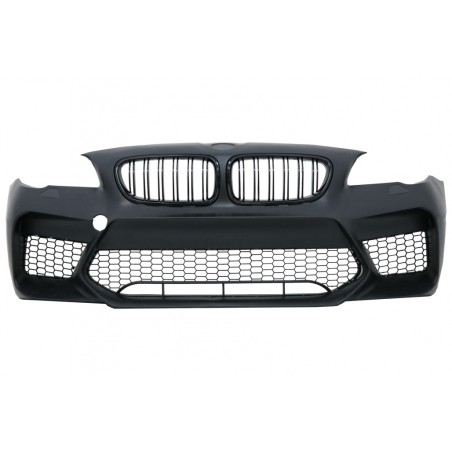 Front Bumper With Central Grilles suitable for BMW 5 Series F10 F11 (2011-2017) G30 M5 Design Without PDC