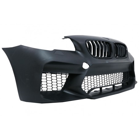 Front Bumper With Central Grilles suitable for BMW 5 Series F10 F11 (2011-2017) G30 M5 Design Without PDC