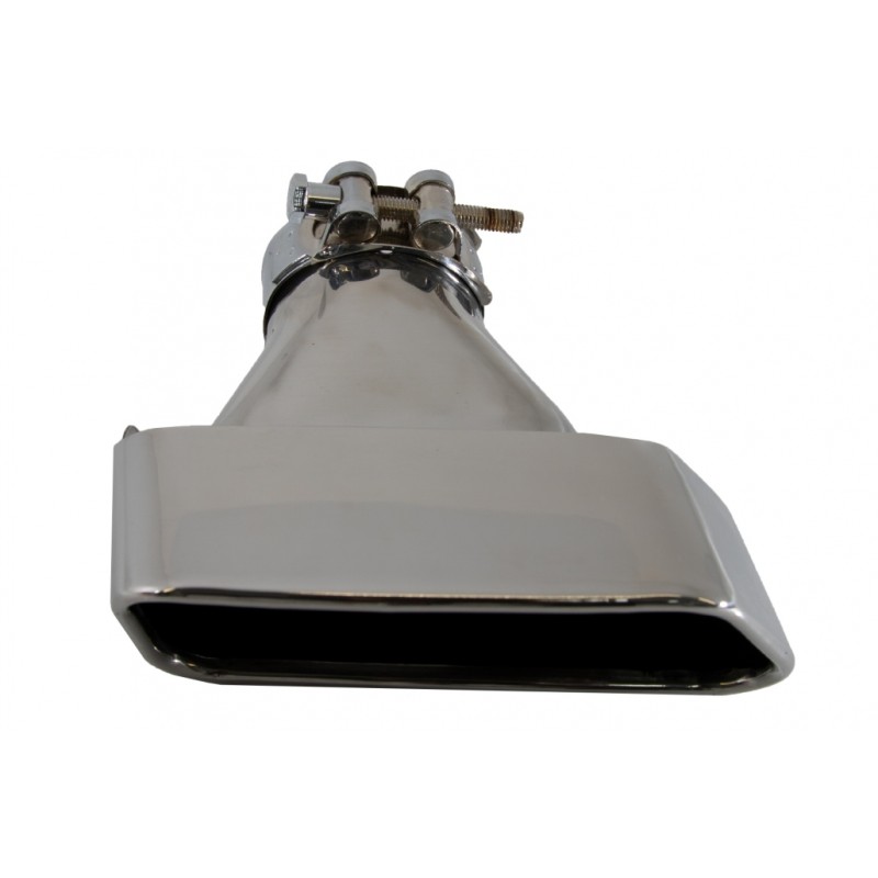 Exhaust Muffler Tips suitable for BMW 5 Series Sedan Touring F10 F11 F18 550i V8 LCI Square Design