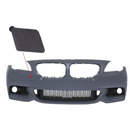 Tow Hook Cover Front Bumper suitable for BMW F10 F11 5 Series (2011-up) M-Technik Design