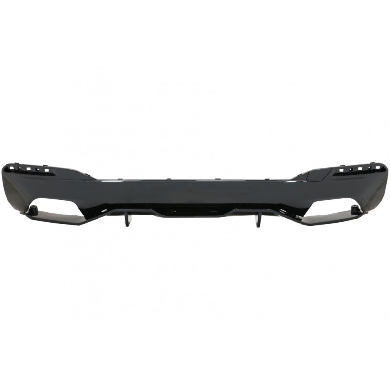 Rear Bumper Diffuser suitable for BMW 5 Series G30 G31 Limousine Touring (2017-up) M Performance Design Piano Black