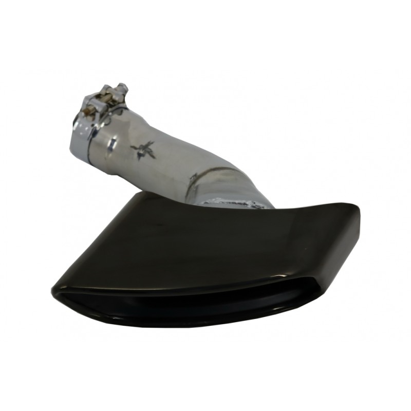 Exhaust Muffler Tips suitable for BMW X6 E71 (2008-2014) V8 Design Black Exhaust Muffler Tips suitable for BMW X6 E71 (2008-2014) V8 Design Black