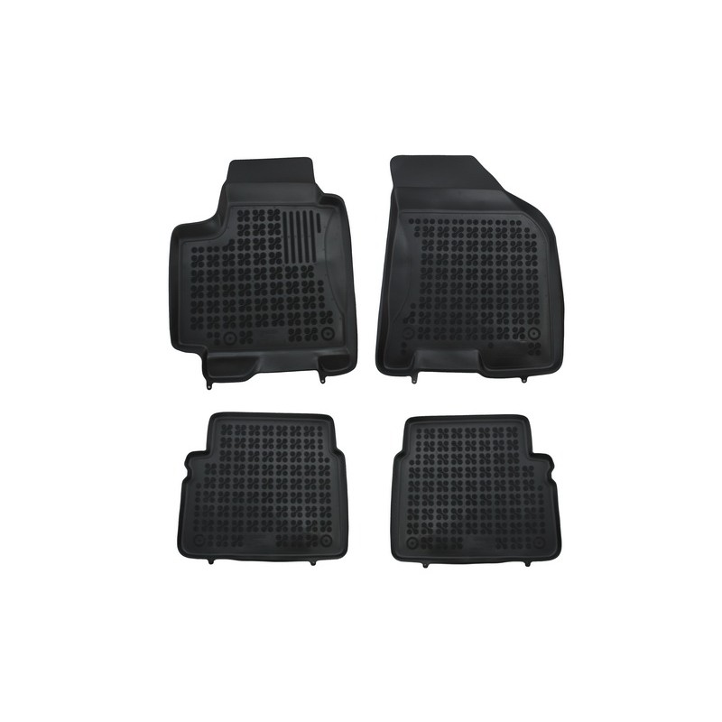 Floor mat black suitable for suitable for CHEVROLET Aveo 2002-2011, Kalos 2004-2007