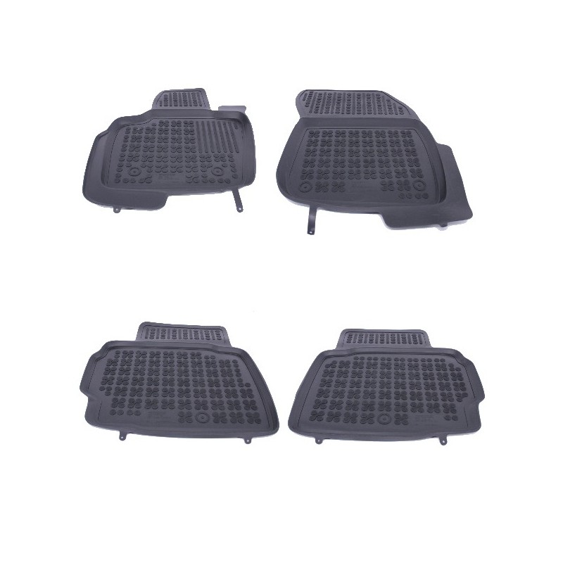 Floor mat Rubber Black suitable for FORD Mondeo V Vignale, Mondeo V Hybrid 2014+