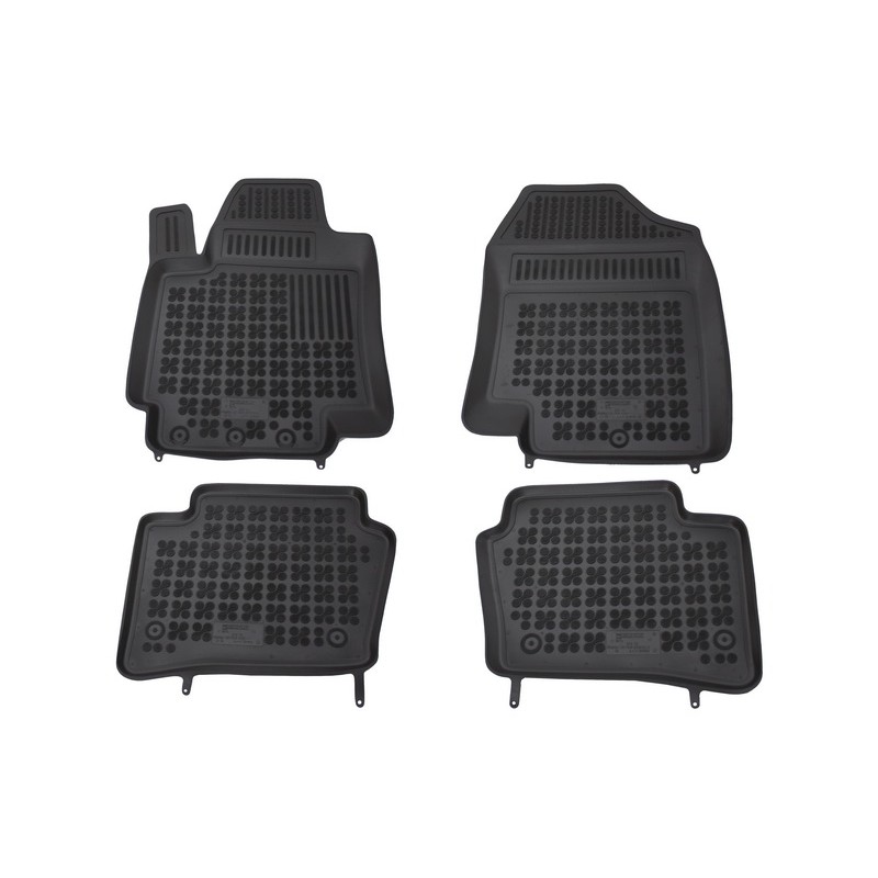 Floor mat black suitable for HYUNDAI i20 (2008-2014)