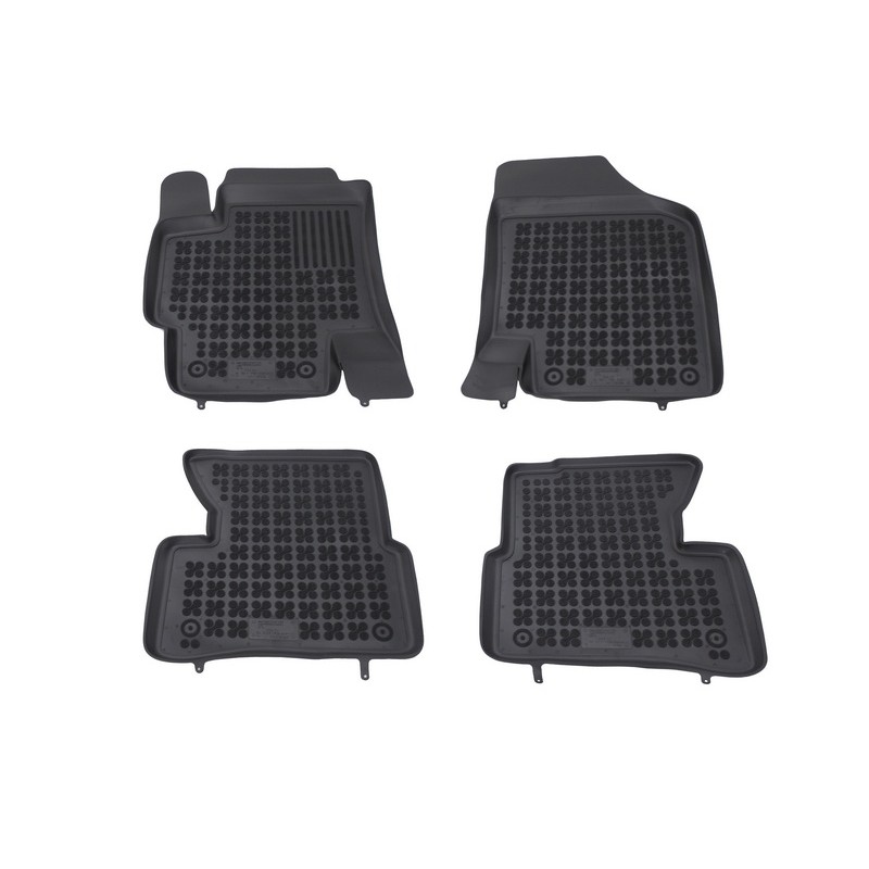 Floor mat black suitable for KIA Rio II 2005-2011