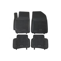 Rubber Car Floor Mats Black suitable for KIA Rio IV (2017-up)