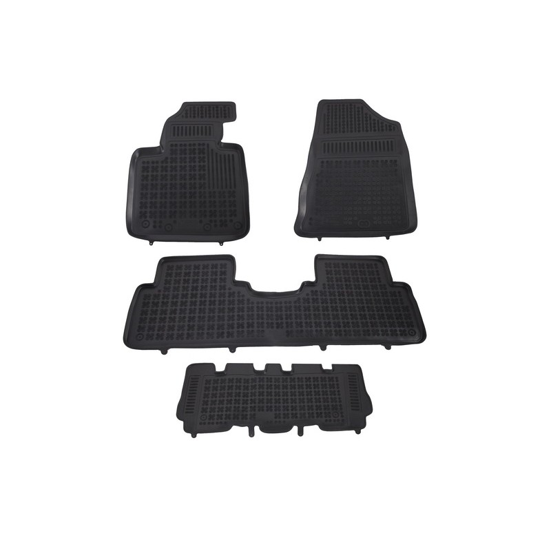 Floor mat black suitable for KIA Sorento III 2015-