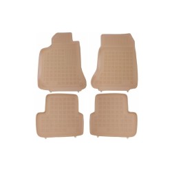 Floor Mat Beige Rubber suitable for MERCEDES A Classe W176 (2012-2018) GLA X156 (2013-)