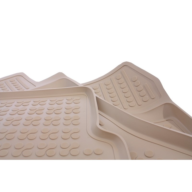 Floor Mat Beige Rubber suitable for MERCEDES A Classe W176 (2012-2018) GLA X156 (2013-) Floor Mat Beige Rubber suitable for MERCEDES A Classe W176 (2012-2018) GLA X156 (2013-)
