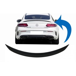 Trunk Boot Spoiler suitable for Mercedes C-Class Coupe C205 (2014-up) Matte Black