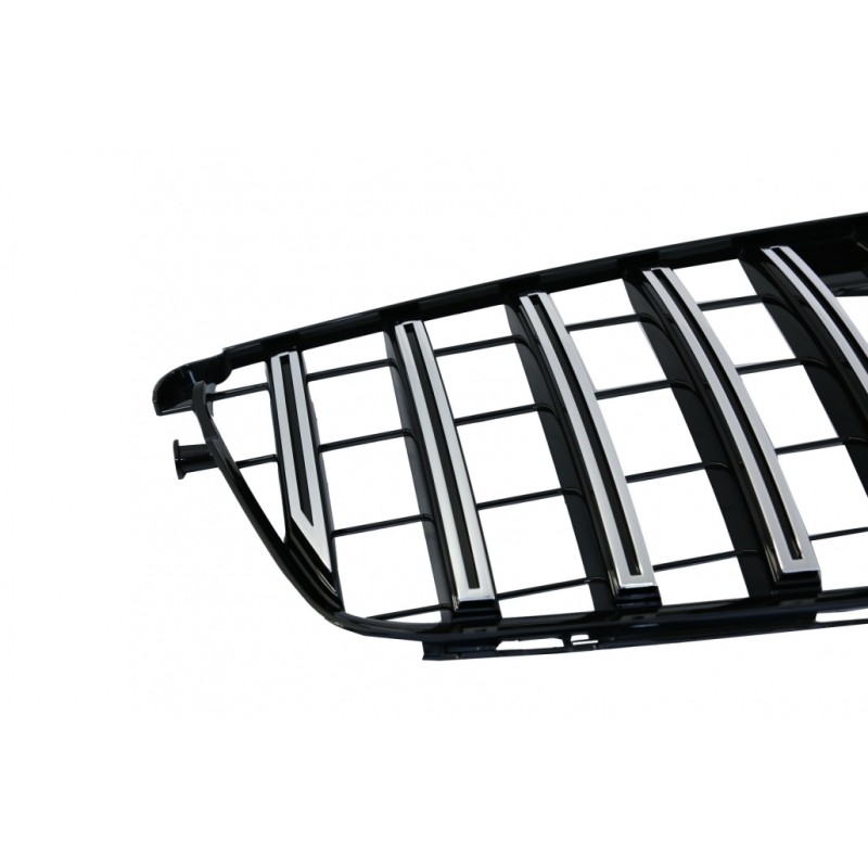 Front Grille suitable for Mercedes C-Class W204 S204 Limousine Station Wagon (2007-2014) GT-R Panamericana Design Chrom Front Grille suitable for Mercedes C-Class W204 S204 Limousine Station Wagon (2007-2014) GT-R Panamericana Design Chrom