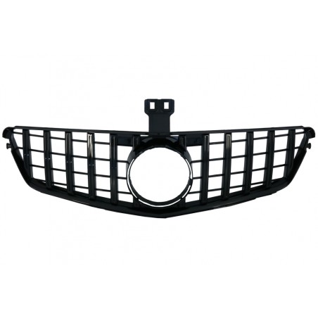 Front Grille suitable for Mercedes C-Class W204 S204 Limousine Station Wagon (2007-2014) GT-R Panamericana Design Black