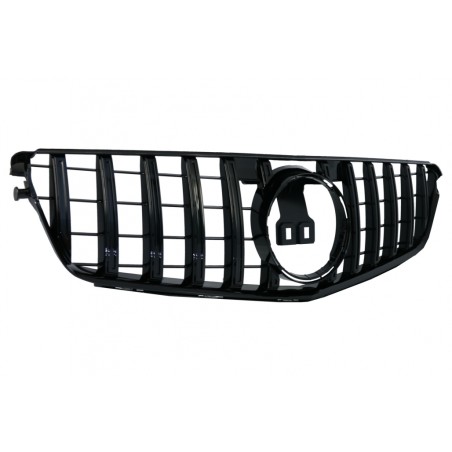 Front Grille suitable for Mercedes C-Class W204 S204 Limousine Station Wagon (2007-2014) GT-R Panamericana Design Black