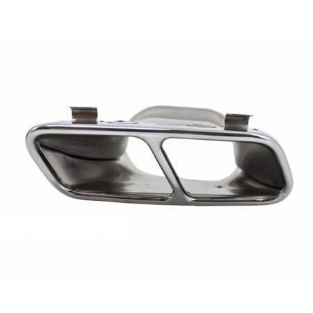 Exhaust Muffler Tips suitable for Mercedes A-Class W176 (2012-2018) CLA W117 C117 (2012-2018) A45 CLA45 Design