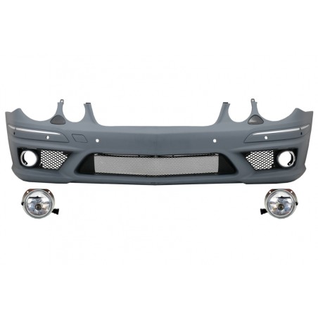 Front Bumper suitable for Mercedes W211 E-Class Facelift (2006-2009) with Fog Lights Projectors Front Bumper suitable for Mercedes W211 E-Class Facelift (2006-2009) with Fog Lights Projectors