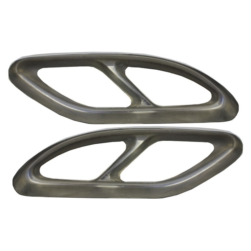 Muffler Tips suitable for Mercedes C-Class W205 S65 E65 GLE W166 X166 GLC W253 Sport Design
