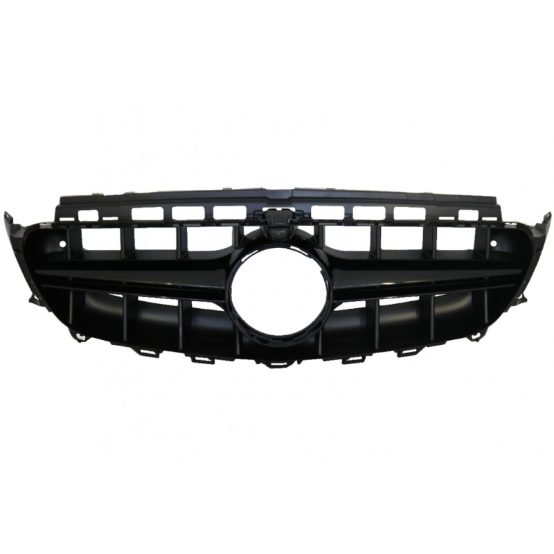 Central Grille suitable for Mercedes E-Class W213 S213 C238 A238 (2016-2019) Black E63 Design