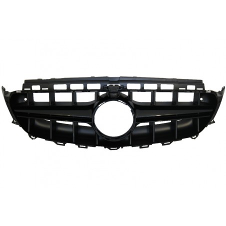 Central Grille suitable for Mercedes E-Class W213 S213 C238 A238 (2016-2019) Black E63 Design