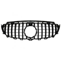 Central Grille suitable for Mercedes E-Class W213 S213 C238 A238 (2016-2019) GT-R Panamericana Design Black