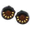 LED Headlights suitable for Mercedes G-Class W463 (1989-2012) Black Dynamic Sequential Turning Light