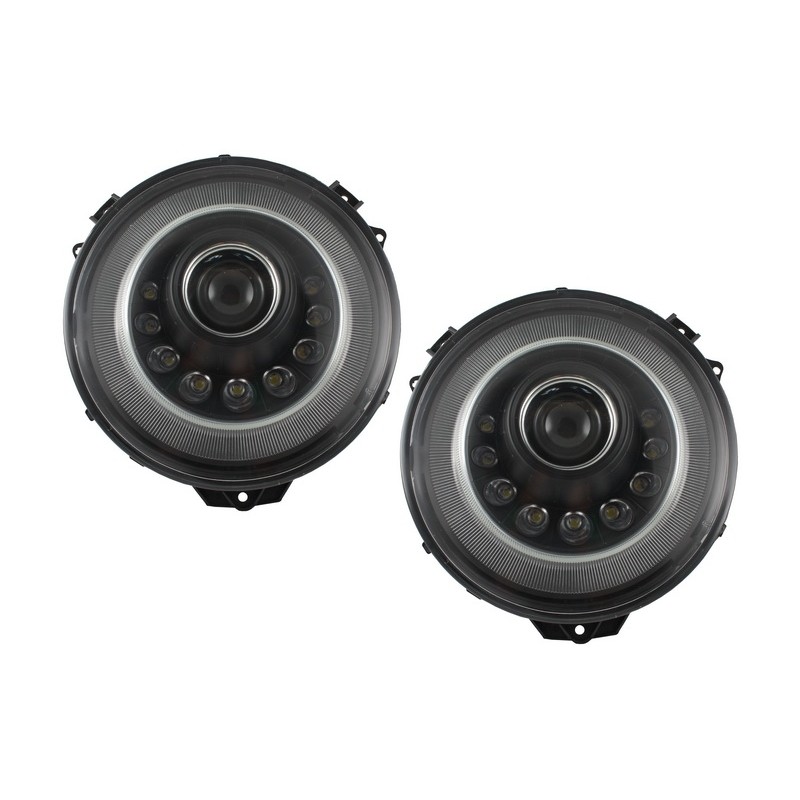 LED Headlights suitable for Mercedes G-Class W463 (2005-2017) Bi-Xenon M-Look Dynamic Sequential Signal LED Headlights suitable for Mercedes G-Class W463 (2005-2017) Bi-Xenon M-Look Dynamic Sequential Signal