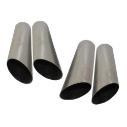 Exhaust Muffler Tips Matt Chrome suitable for Mercedes W463 G500 G55 G63 G65 G-Class (1998-up)