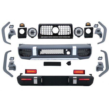 Complete Conversion Body Kit suitable for Mercedes G-Class W463 (2008-2017) 2018 G63 Design Complete Conversion Body Kit suitable for Mercedes G-Class W463 (2008-2017) 2018 G63 Design