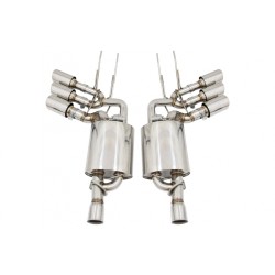 Complete Exhaust System suitable for Mercedes G-Class W463 (2009-2018) G500 G55 G63 G65 Triple Muffler Tips with Valvetronic