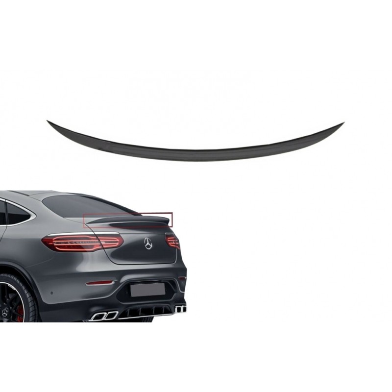 Trunk Boot Spoiler suitable for Mercedes GLC Coupe C253 (2015-Up) Piano Black Trunk Boot Spoiler suitable for Mercedes GLC Coupe C253 (2015-Up) Piano Black