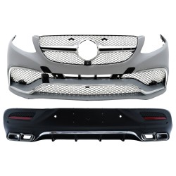 Body Kit suitable for Mercedes GLE Coupe C292 (2015-2019) with Muffler Tips Chrome